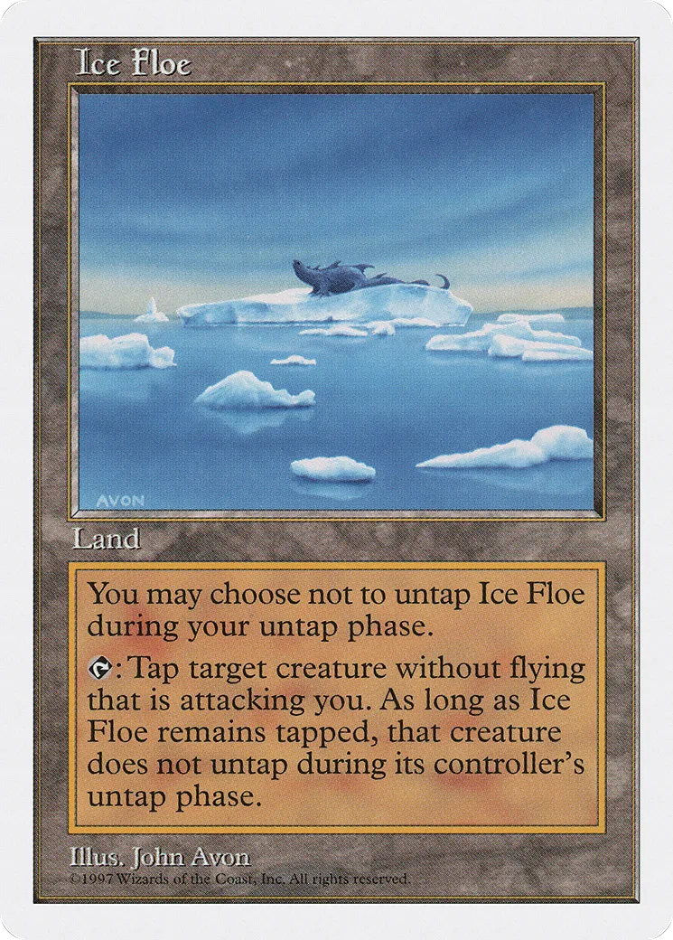 Ice Floe — Fifth Edition — Magic: The Gathering