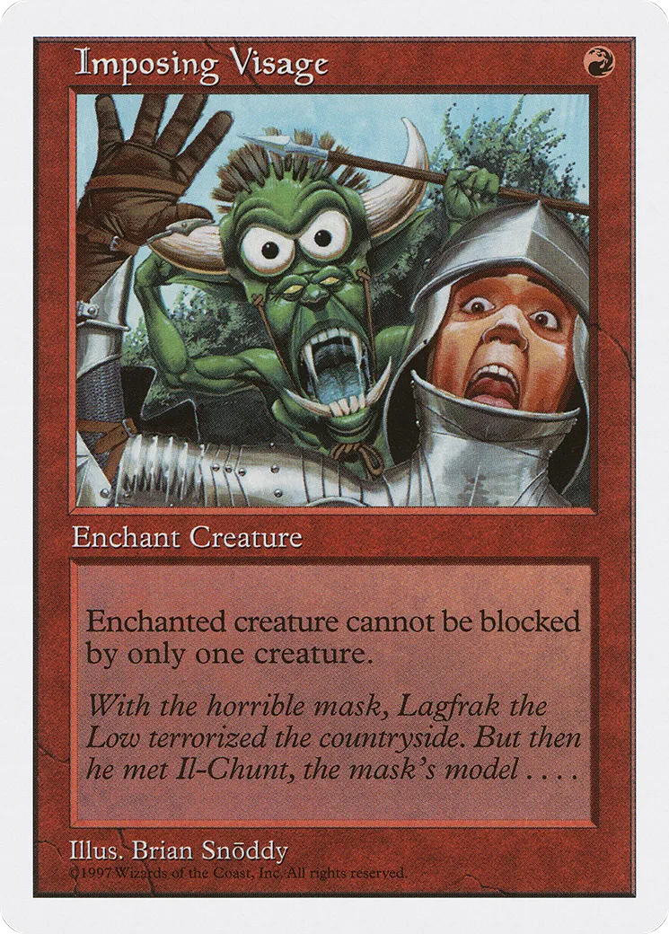 Imposing Visage — Fifth Edition — Magic: The Gathering