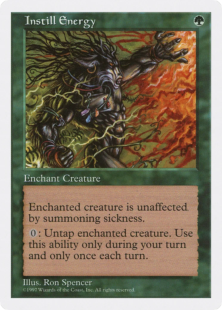Instill Energy — Fifth Edition — Magic: The Gathering
