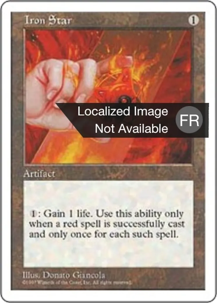 Étoile de fer from Fifth Edition - Magic: The Gathering