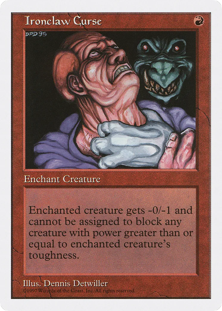 Ironclaw Curse — Fifth Edition — Magic: The Gathering