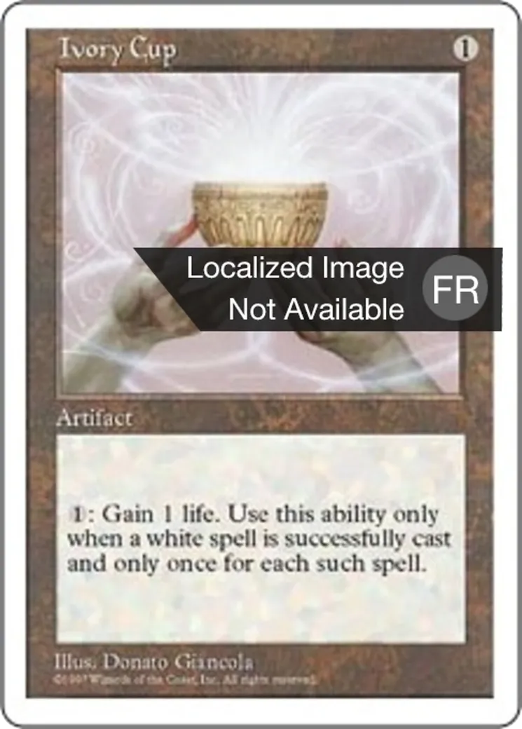Coupe d'ivoire — Fifth Edition — Magic: The Gathering