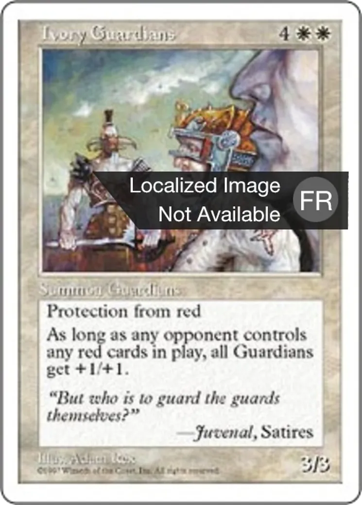 Vigiles d'ivoire — Fifth Edition — Magic: The Gathering