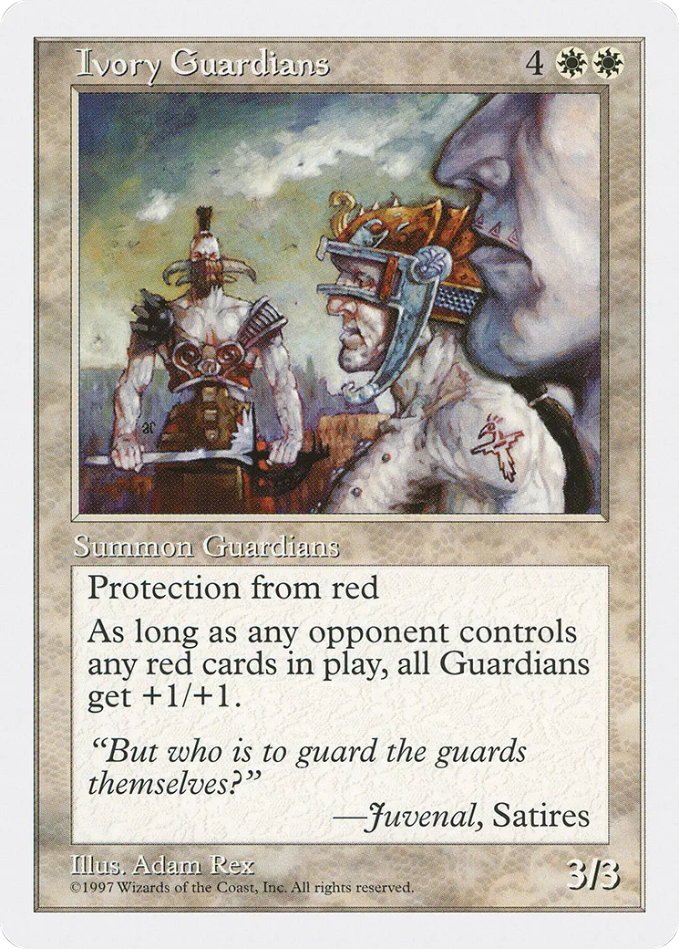 Ivory Guardians — Fifth Edition — Magic: The Gathering