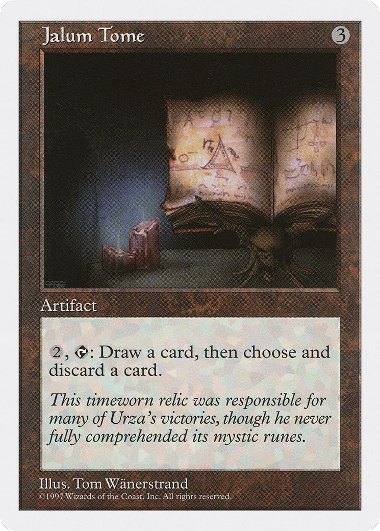 Jalum Tome — Fifth Edition — Magic: The Gathering