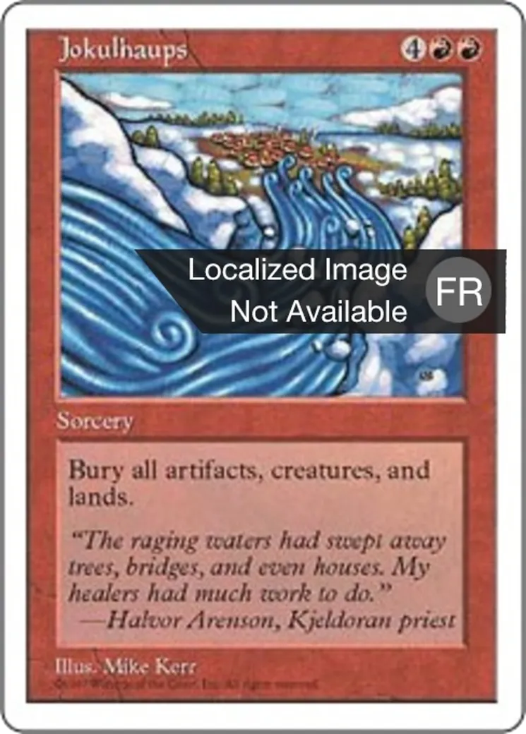Jökulhlaups — Fifth Edition — Magic: The Gathering