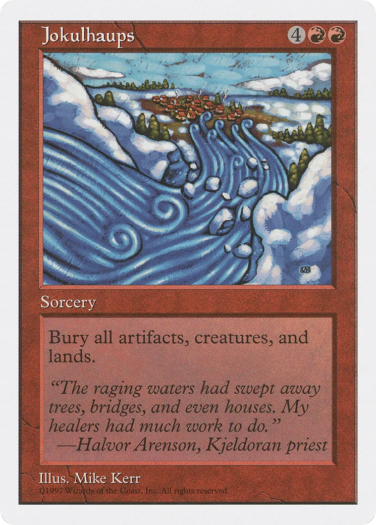 Jokulhaups — Fifth Edition — Magic: The Gathering