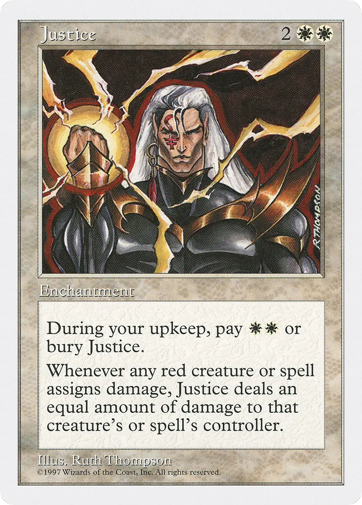 Justice — Fifth Edition — Magic: The Gathering