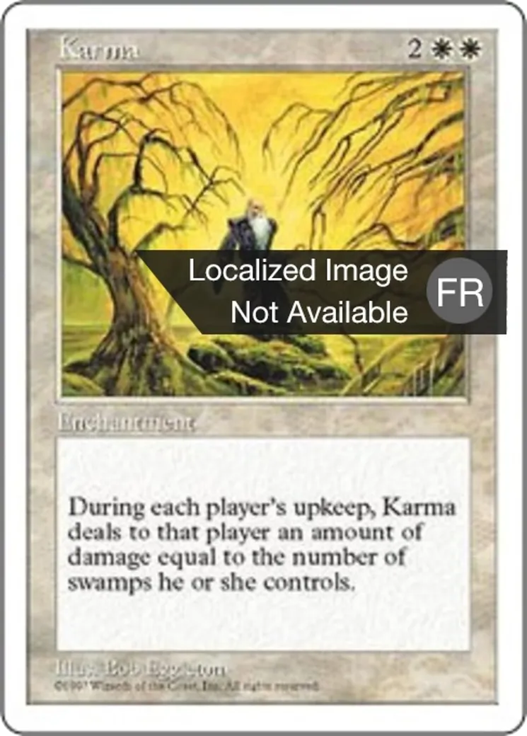 Karma — Fifth Edition — Magic: The Gathering