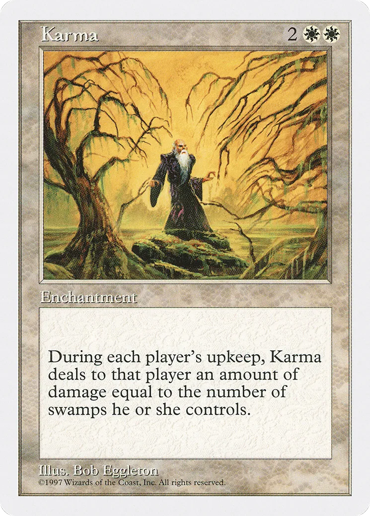 Karma — Fifth Edition — Magic: The Gathering