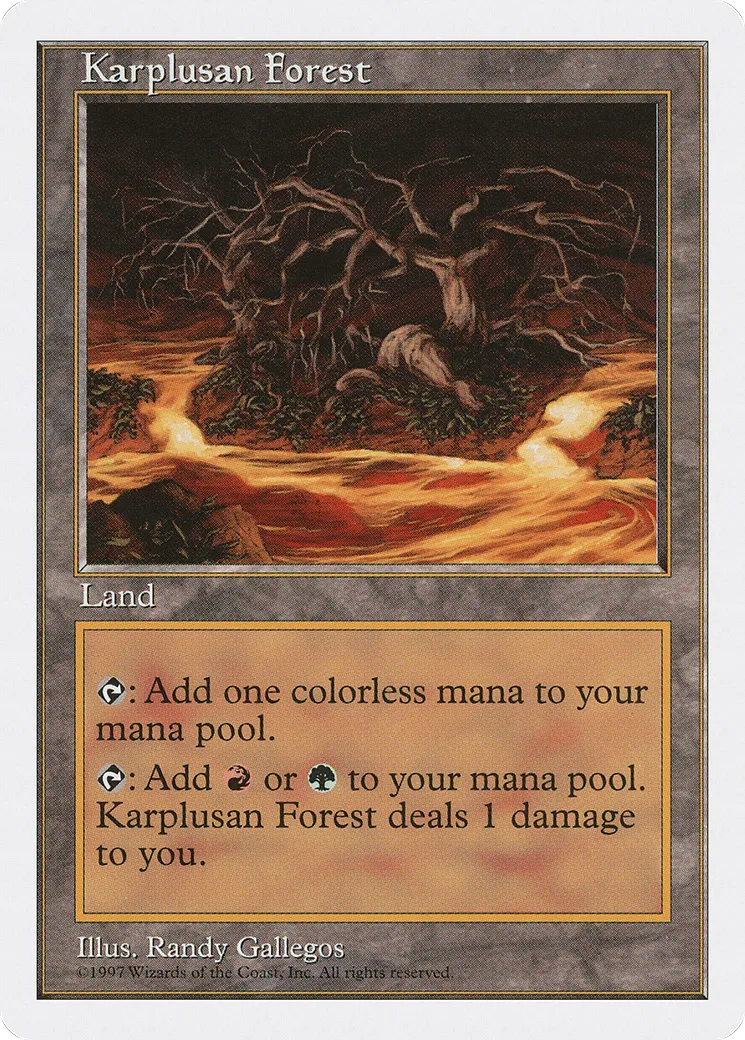 Karplusan Forest — Fifth Edition — Magic: The Gathering