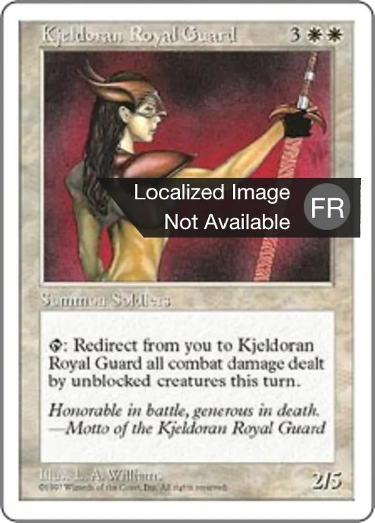 Garde royale du Kjeldor — Fifth Edition — Magic: The Gathering