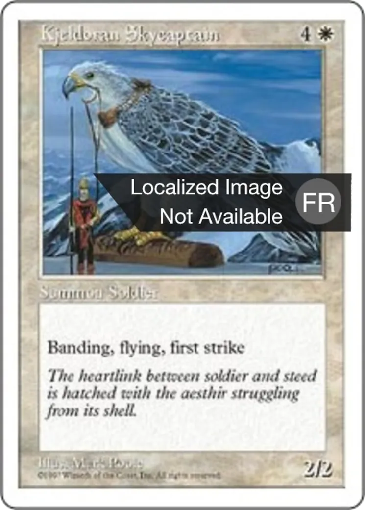 Capitaine céleste du Kjeldor — Fifth Edition — Magic: The Gathering