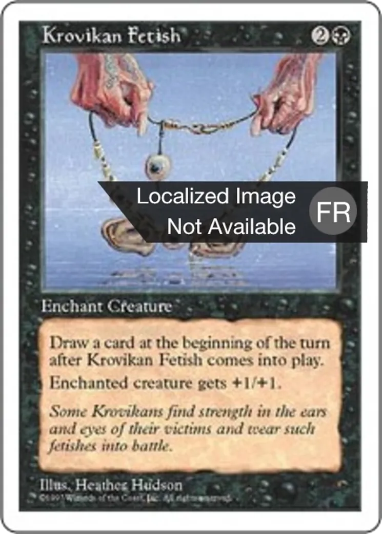 Fétiche krovois — Fifth Edition — Magic: The Gathering