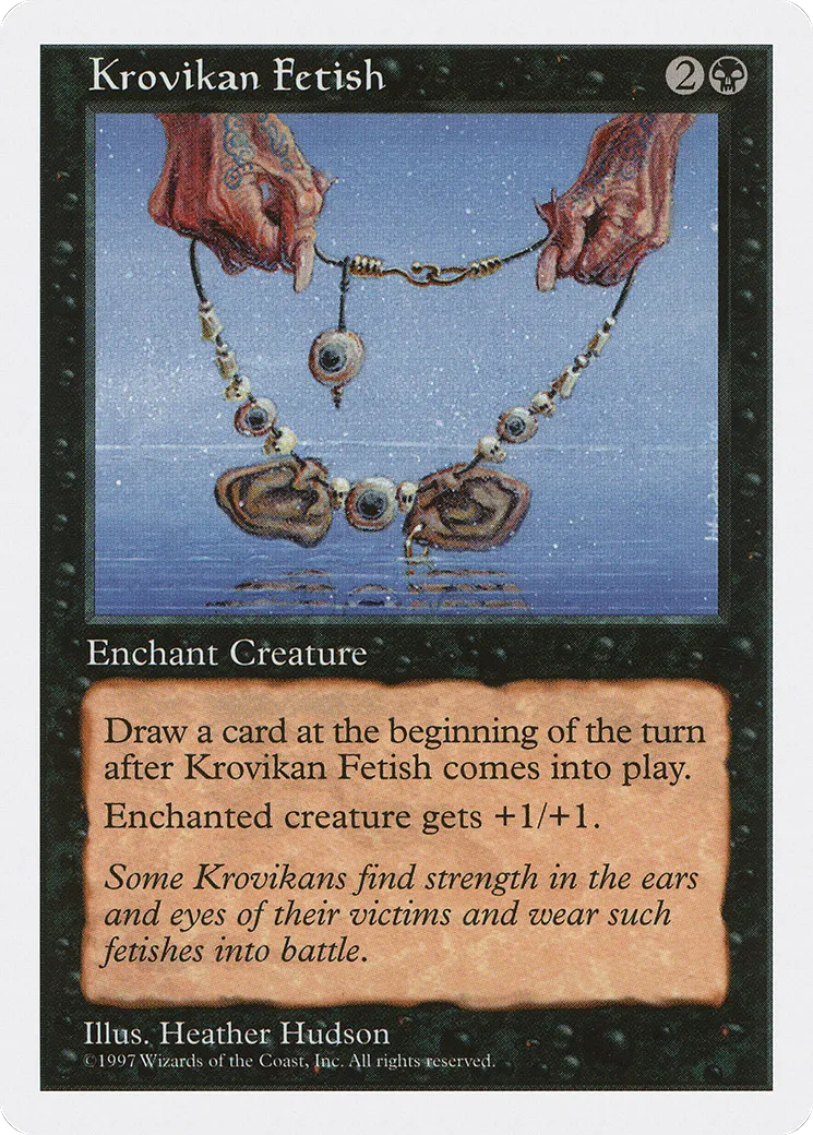 Krovikan Fetish — Fifth Edition — Magic: The Gathering