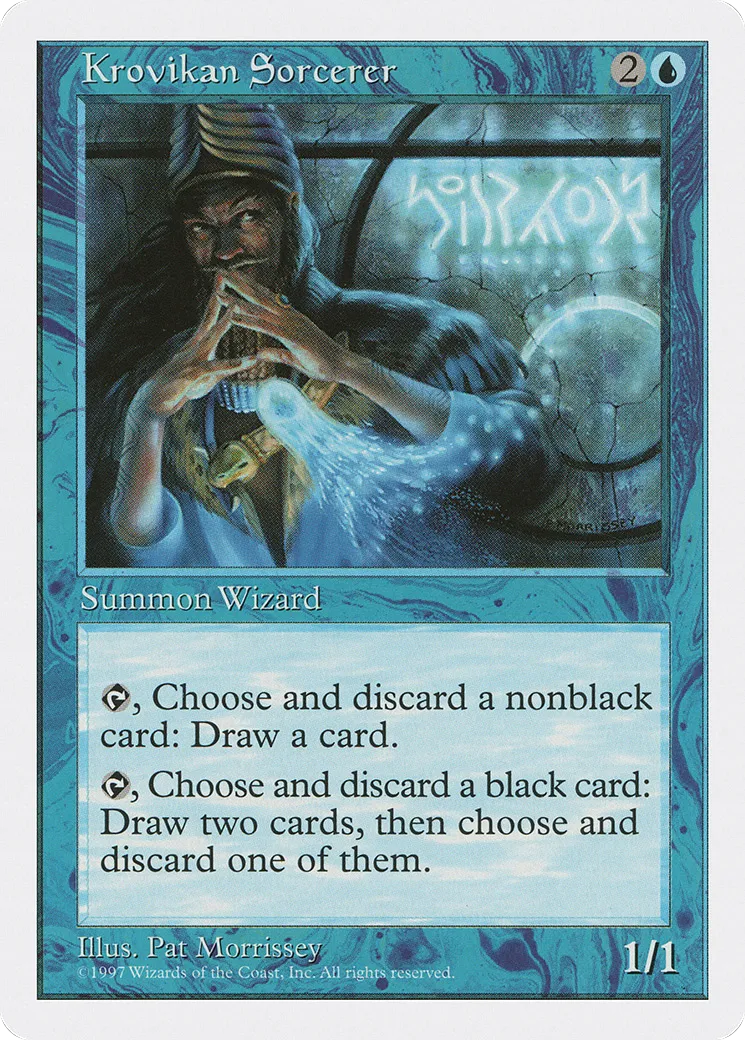 Sorcier krovois — Fifth Edition — Magic: The Gathering