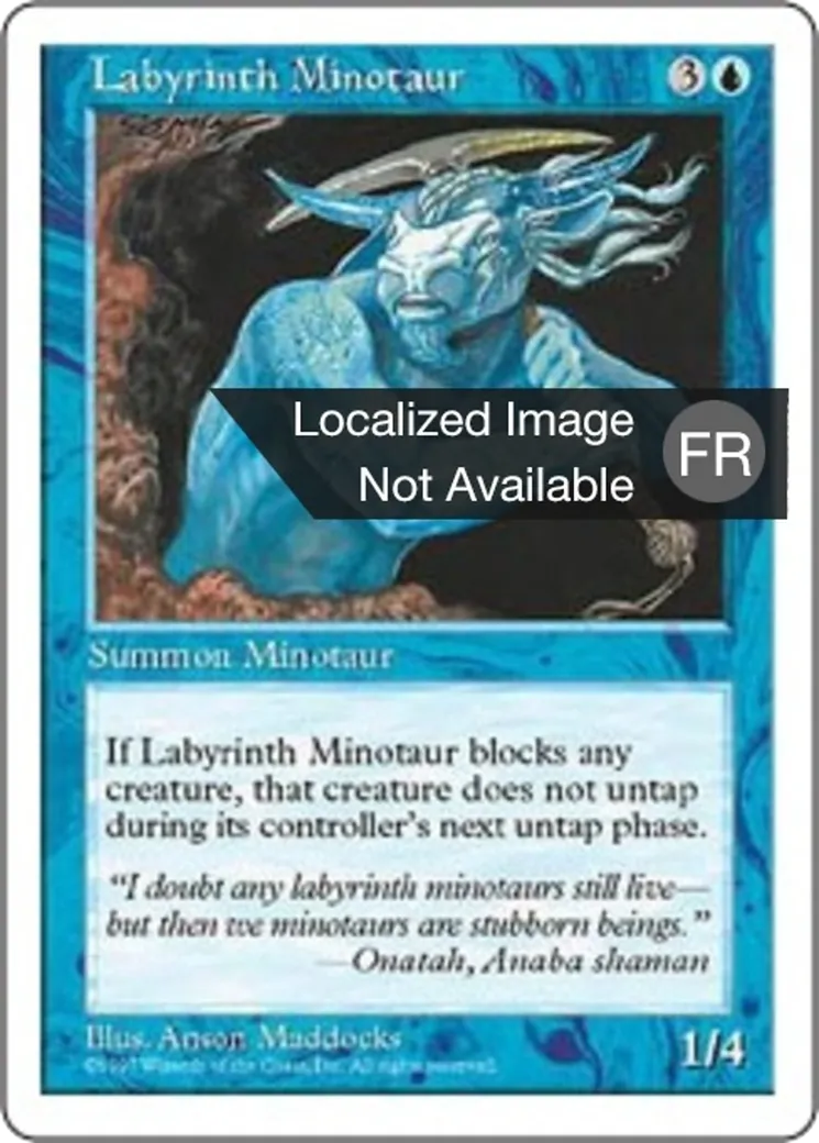 Minotaure des labyrinthes — Fifth Edition — Magic: The Gathering