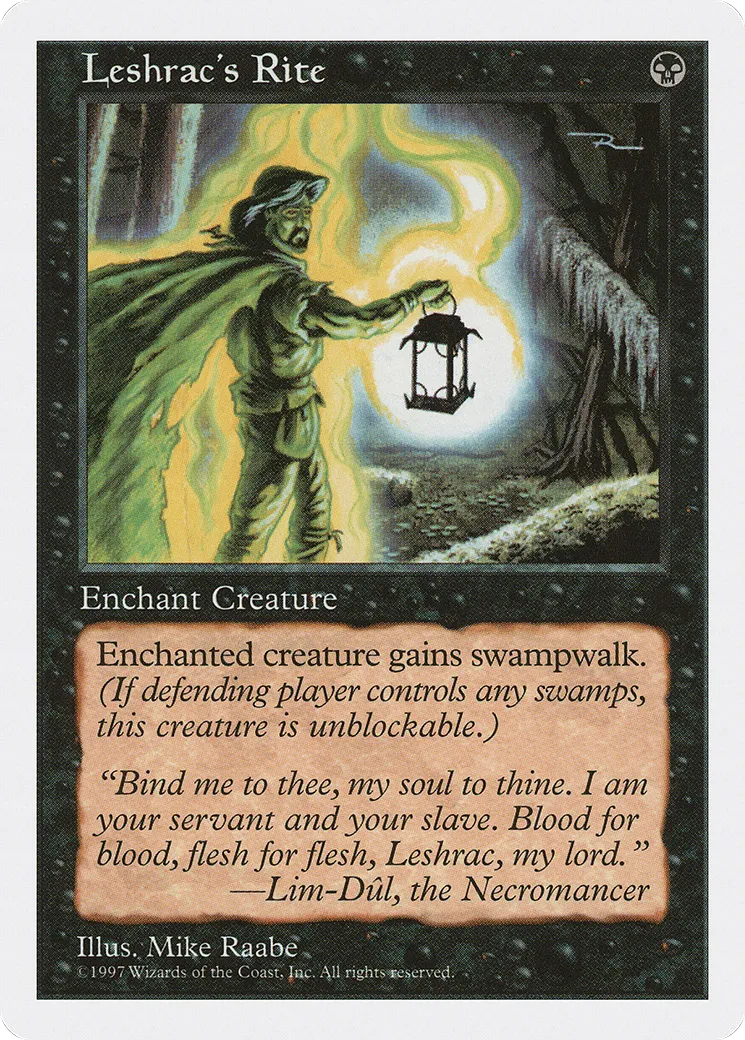 Rite selon Leshrac — Fifth Edition — Magic: The Gathering