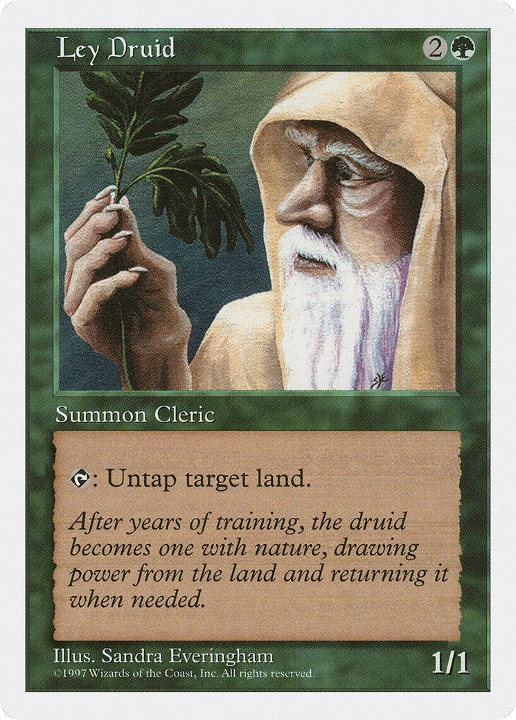 Druide des leys — Fifth Edition — Magic: The Gathering