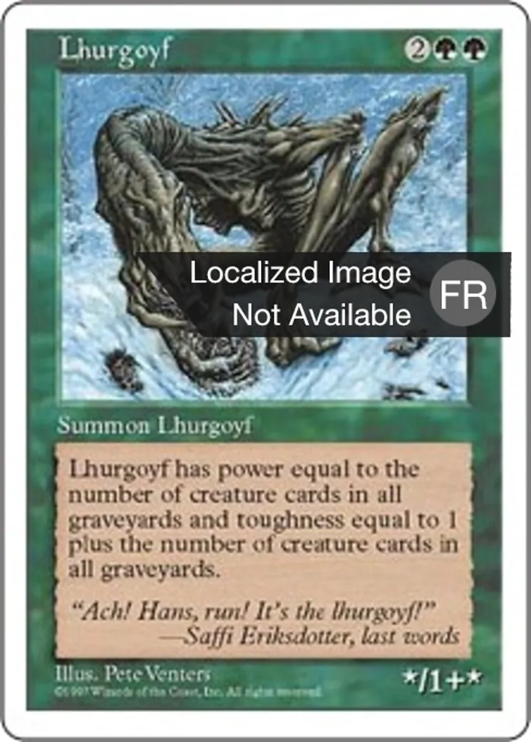 lhurgoyf — Fifth Edition — Magic: The Gathering