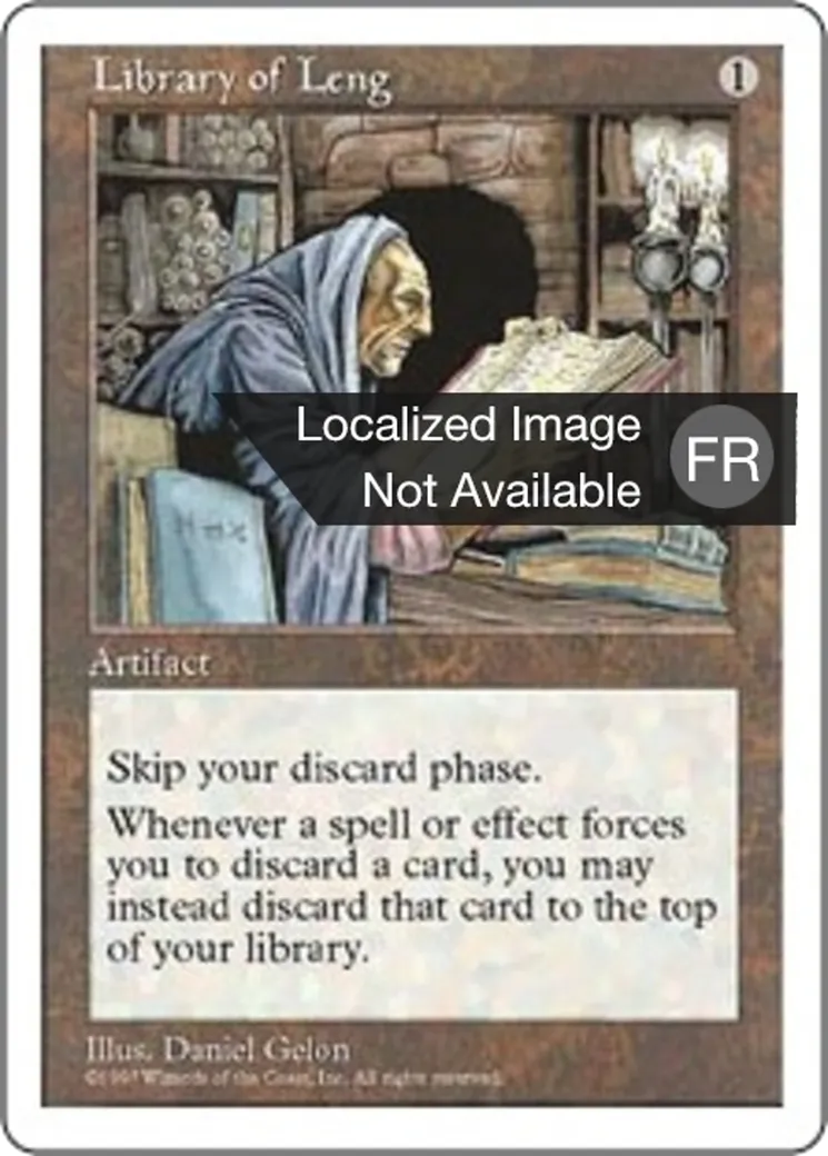 Bibliothèque de Leng — Fifth Edition — Magic: The Gathering