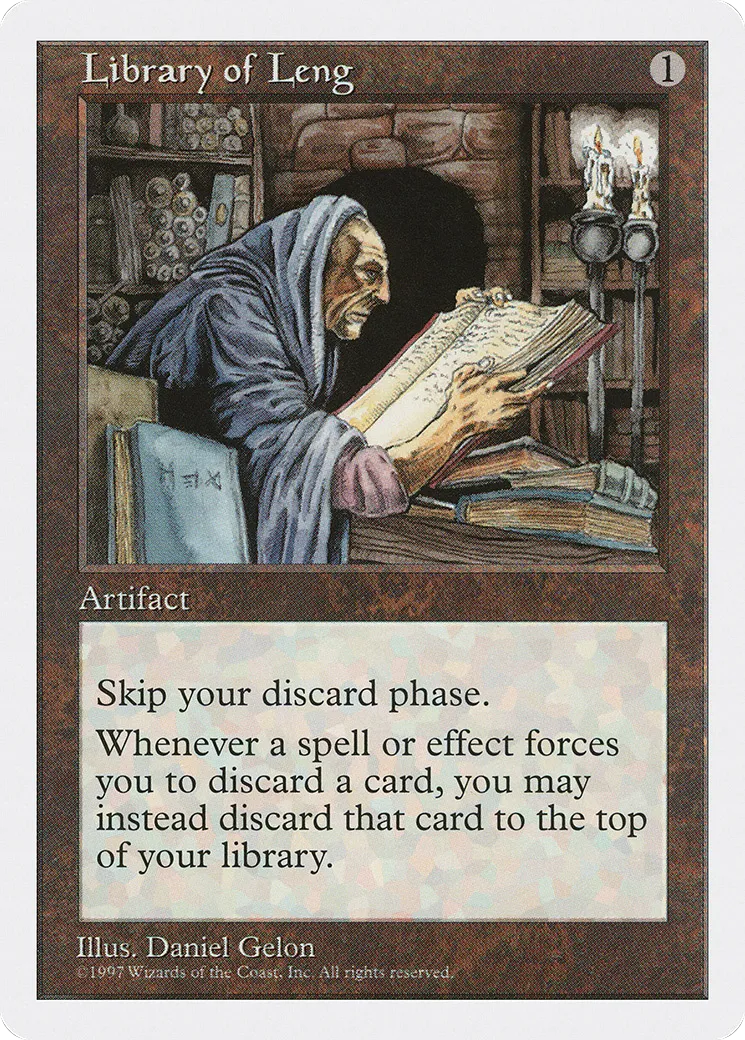 Library of Leng — Fifth Edition — Magic: The Gathering