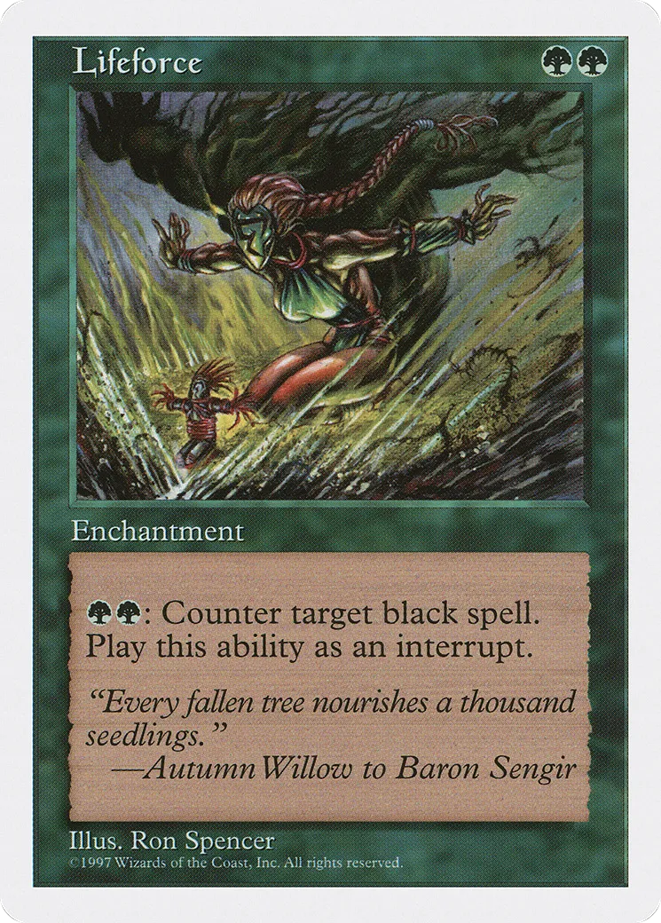 Lifeforce — Fifth Edition — Magic: The Gathering