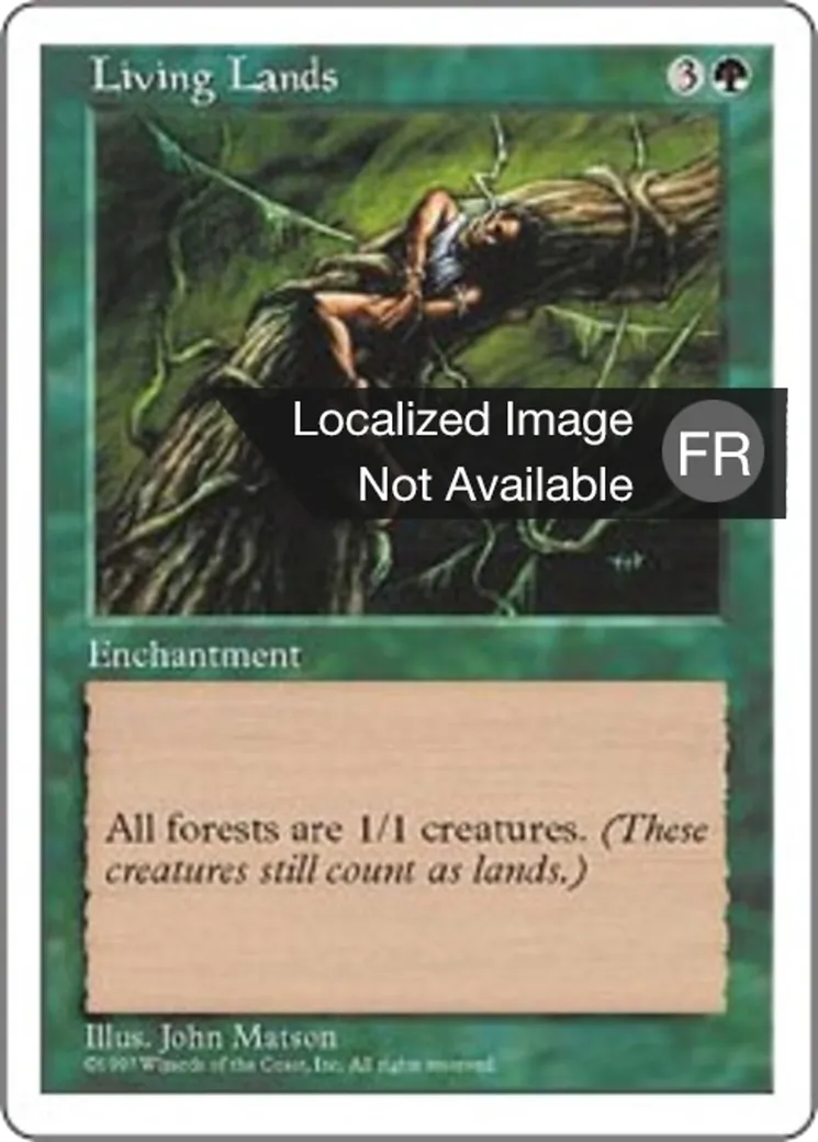 Terres vivantes — Fifth Edition — Magic: The Gathering