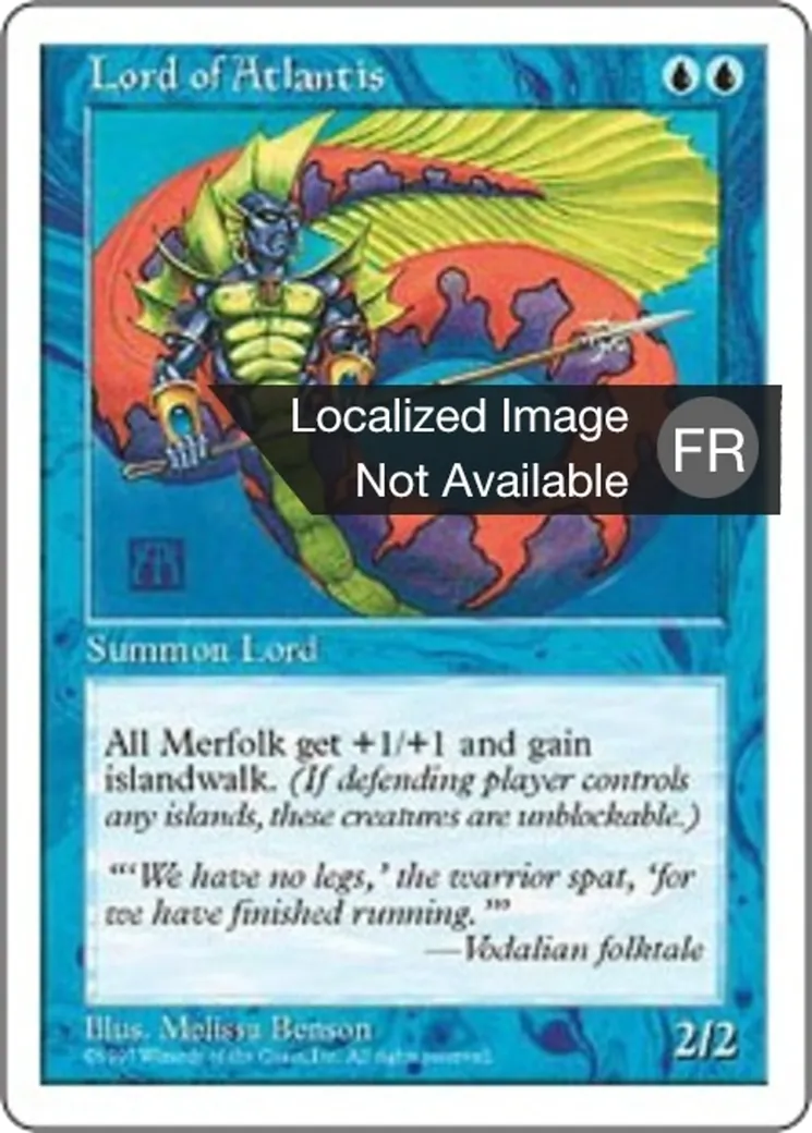 Seigneur de l'Atlantide — Fifth Edition — Magic: The Gathering