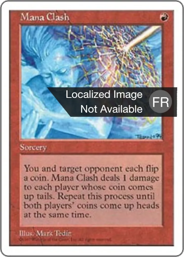 Choc de mana from Fifth Edition - Magic: The Gathering