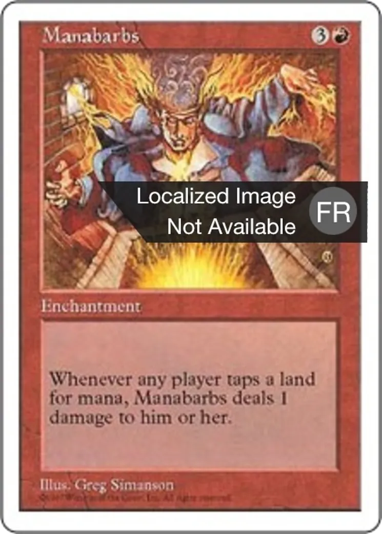 Barbelures de mana — Fifth Edition — Magic: The Gathering