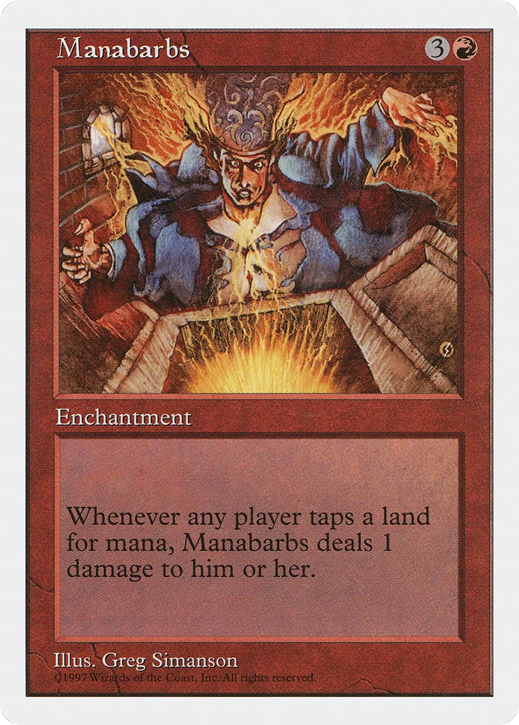 Barbelures de mana — Fifth Edition — Magic: The Gathering