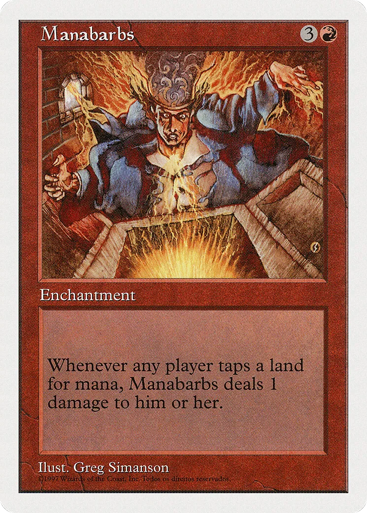 Barbelures de mana — Fifth Edition — Magic: The Gathering