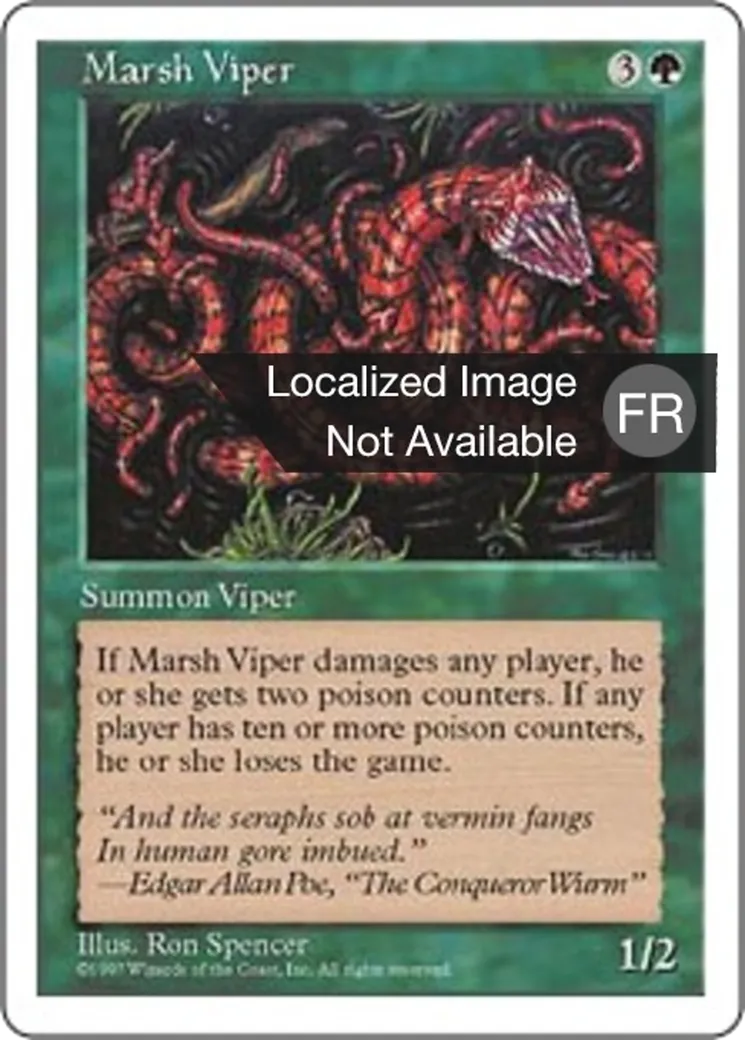 Vipère des marais — Fifth Edition — Magic: The Gathering