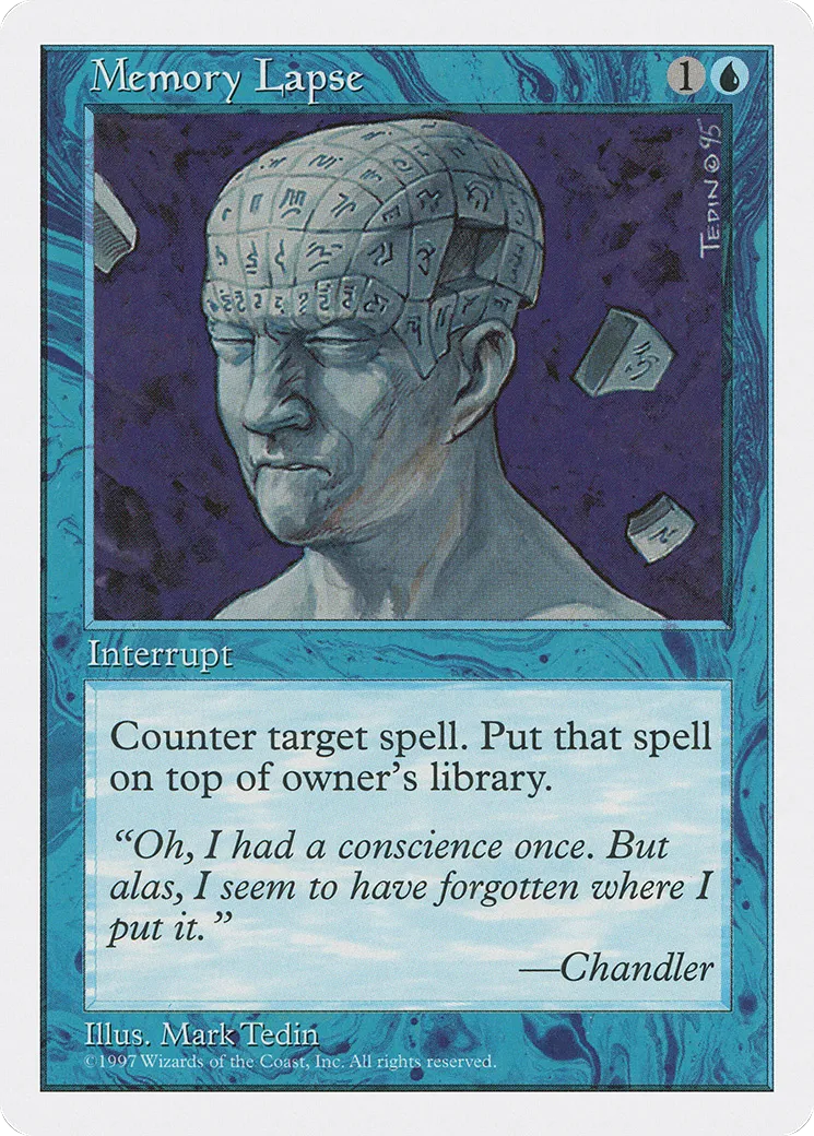 Memory Lapse — Fifth Edition — Magic: The Gathering