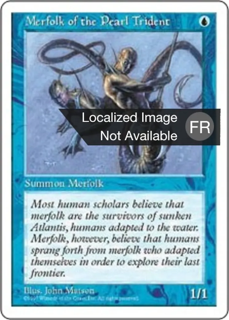 Ondin du Trident de perles — Fifth Edition — Magic: The Gathering