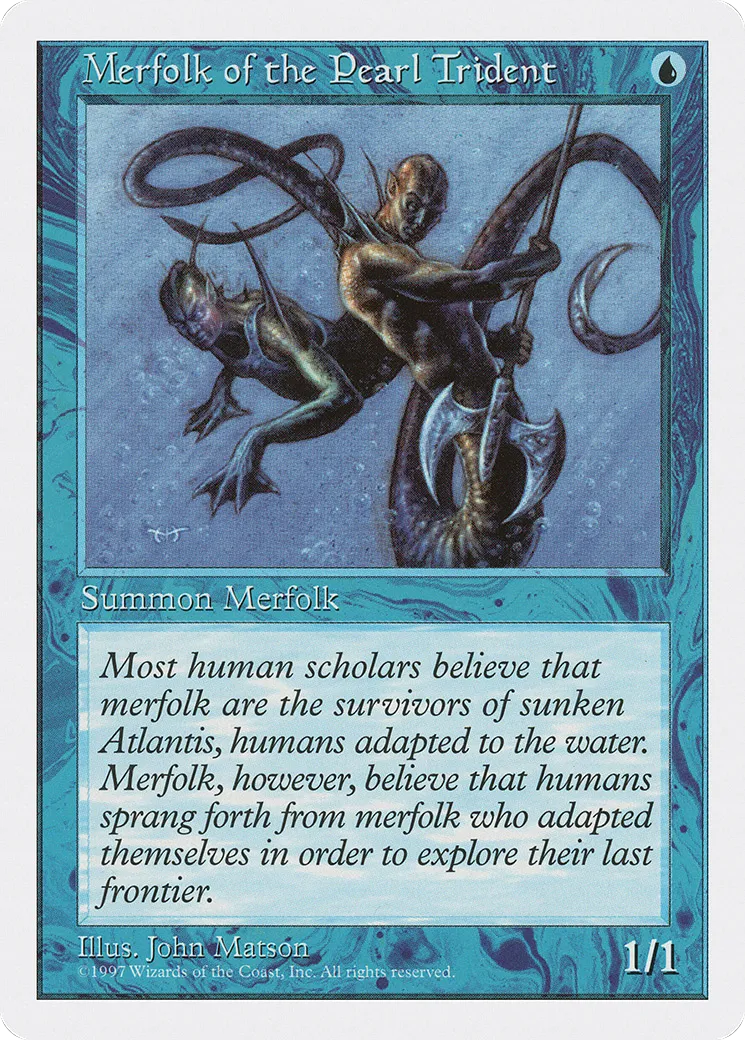 Ondin du Trident de perles — Fifth Edition — Magic: The Gathering