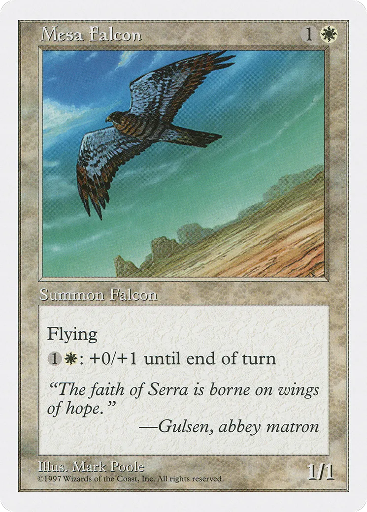 Faucon de Mesa — Fifth Edition — Magic: The Gathering