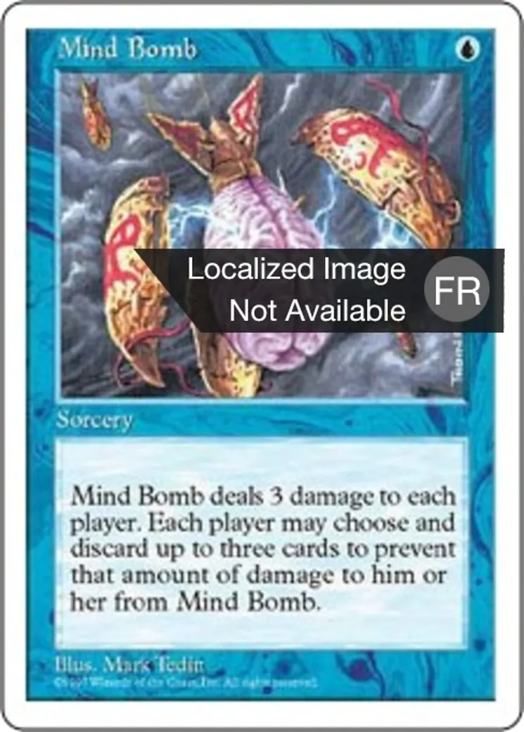 Bombe cérébrale from Fifth Edition - Magic: The Gathering