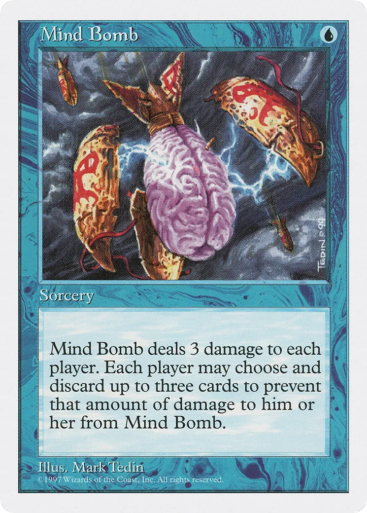 Mind Bomb from Fifth Edition - Magic: The Gathering
