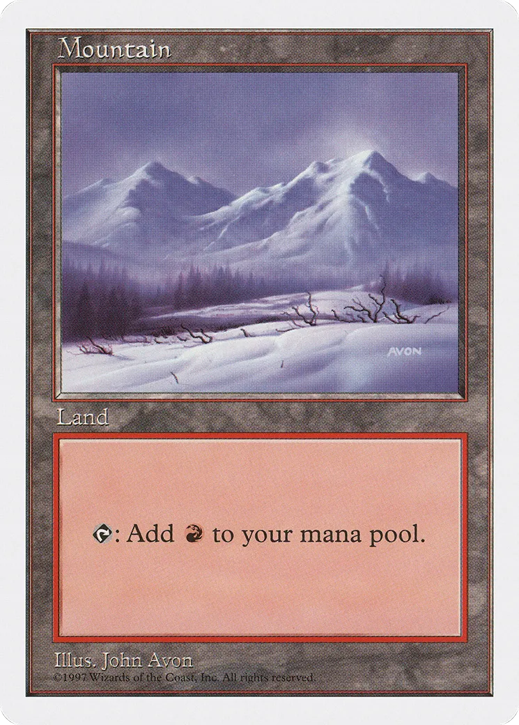 Montagne — Fifth Edition — Magic: The Gathering