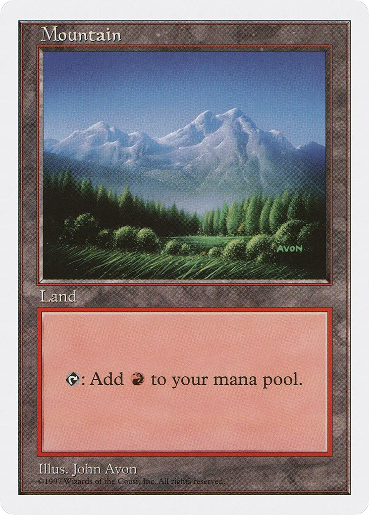 Montagne — Fifth Edition — Magic: The Gathering
