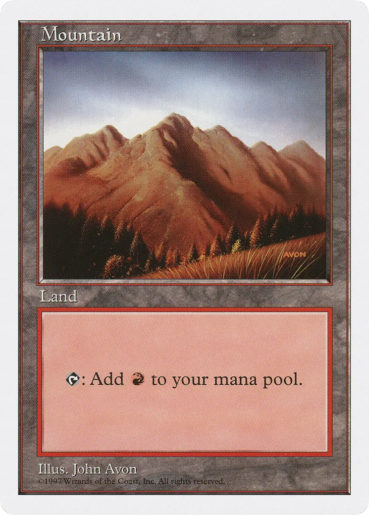 Montagne — Fifth Edition — Magic: The Gathering