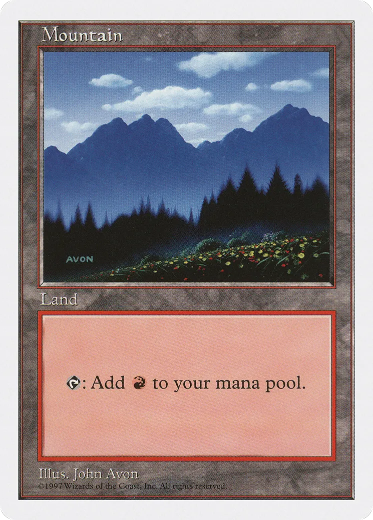 Montagne — Fifth Edition — Magic: The Gathering