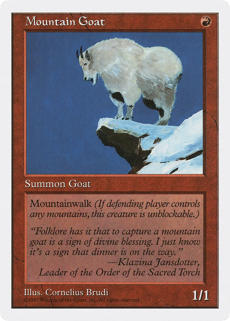 Bouquetin — Fifth Edition — Magic: The Gathering
