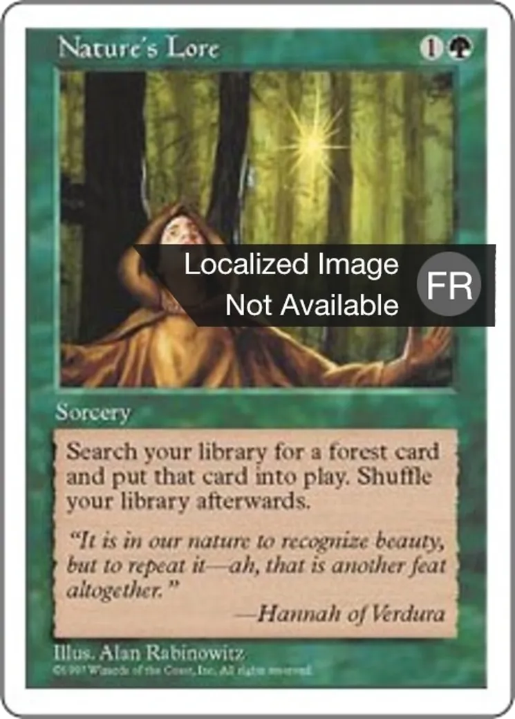 Sapience naturaliste — Fifth Edition — Magic: The Gathering