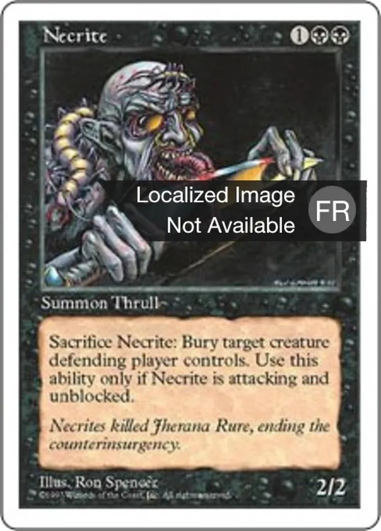 Nécrite — Fifth Edition — Magic: The Gathering
