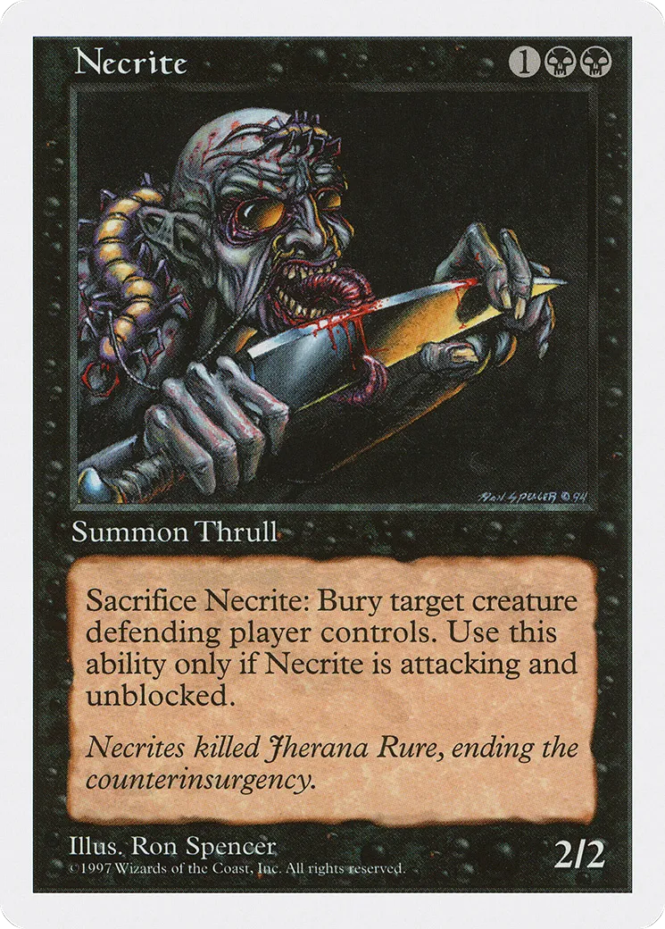 Necrite — Fifth Edition — Magic: The Gathering