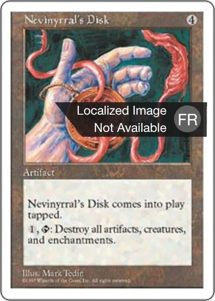 Disque de Nevinyrral — Fifth Edition — Magic: The Gathering