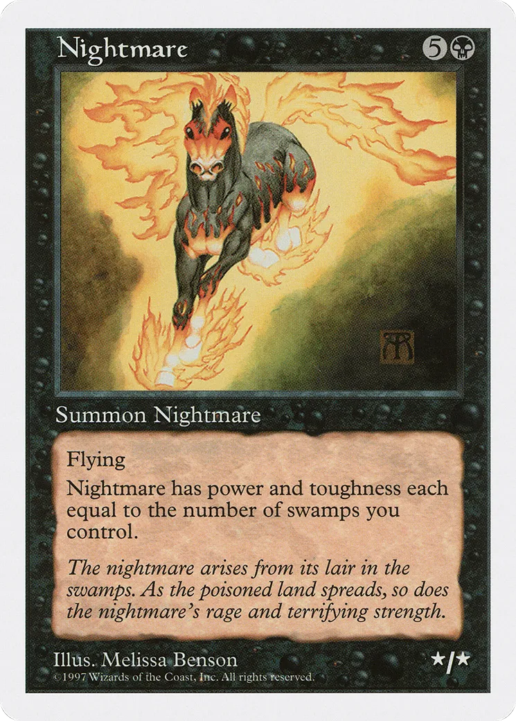 Nightmare from Fifth Edition - Magic: The Gathering